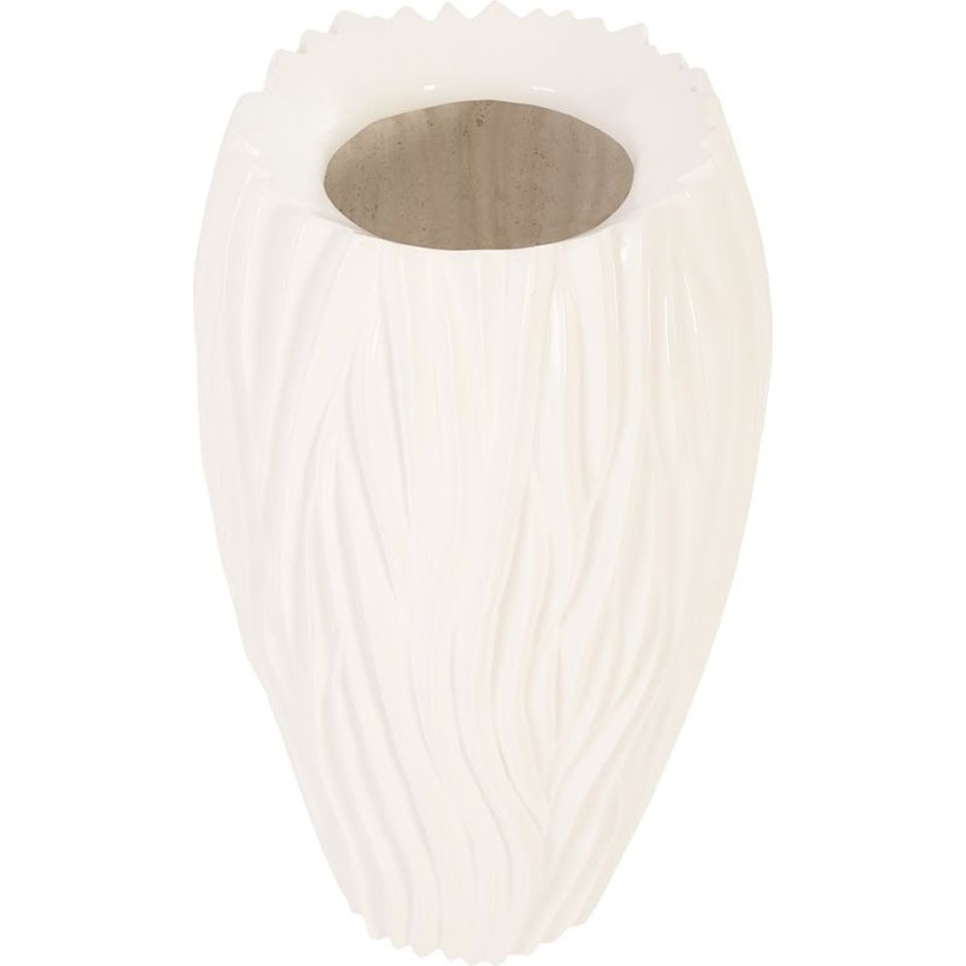 Alon Planter by Phillips Collection. Made from resin in a coastal style.