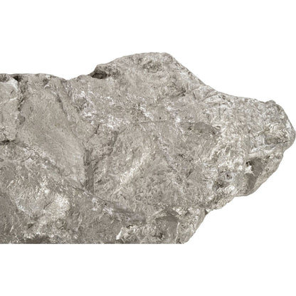 Boulder Shelf by Phillips Collection in gold and gold leaf. Made from resin in a modern style.