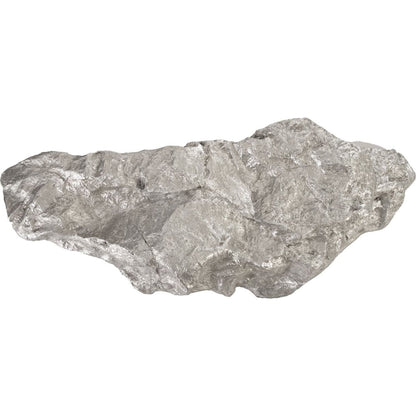 Boulder Shelf by Phillips Collection in gold and gold leaf. Made from resin in a modern style.
