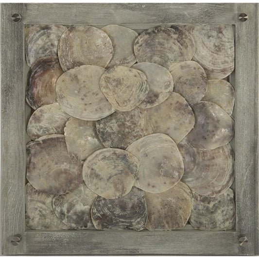 Shell Wall Art by Phillips Collection in assorted, silver, gray. Made from shell in a modern style.