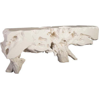 Freeform Console Table by Phillips Collection. Made from unique in a rustic style.