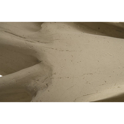 Cast Sonokeling Coffee Table by Phillips Collection in off white and white stone. Made from resin in a modern style.