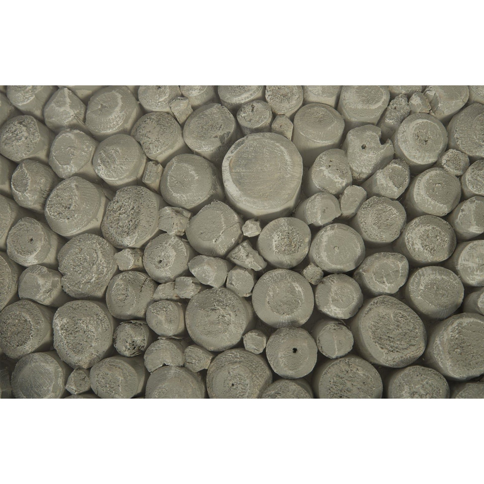 Driftwood Wall Tile by Phillips Collection in silver, gray. Made from wood in a modern style.