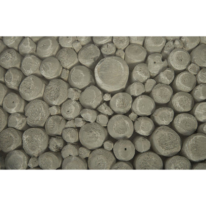 Driftwood Wall Tile by Phillips Collection in silver, gray. Made from wood in a modern style.