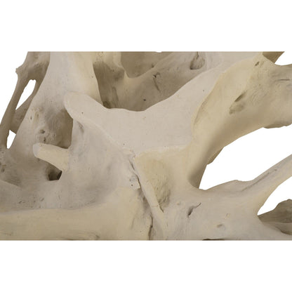 Cast Root Coffee Table by Phillips Collection in faux bleached. Made from resin in a coastal style.