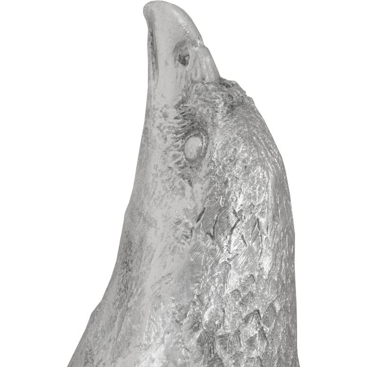 005 SR-820941 | Closeup | Soaring Eagle Wall Art by Phillips Collection in silver and silver leaf. Made from resin in a eclectic & global style.