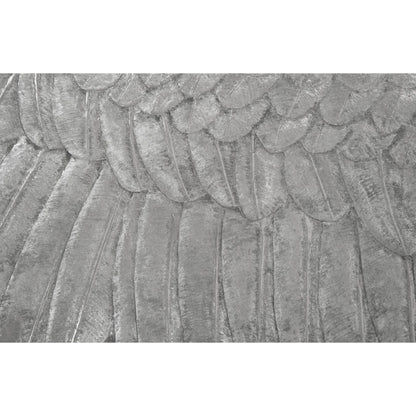 Soaring Eagle Wall Art by Phillips Collection in silver and silver leaf. Made from resin in a eclectic & global style.