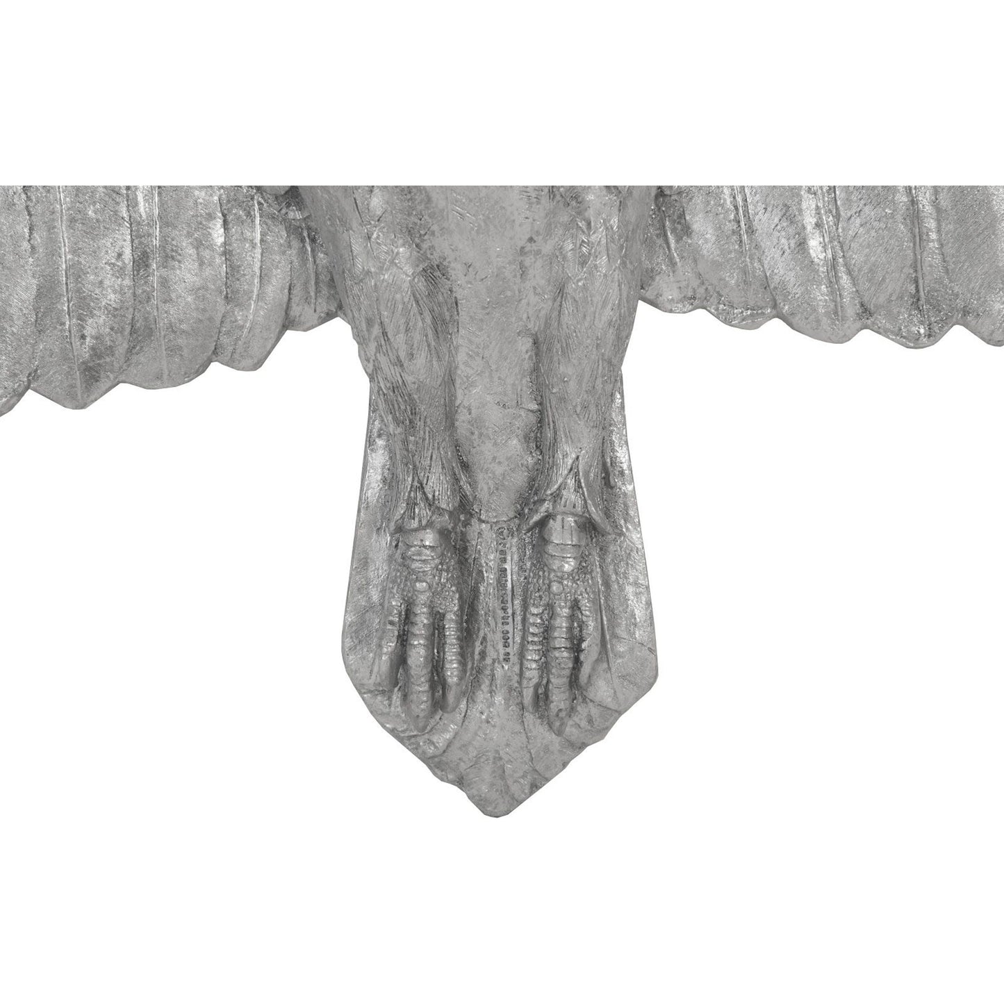 004 SR-820941 | Closeup | Soaring Eagle Wall Art by Phillips Collection in silver and silver leaf. Made from resin in a eclectic & global style.