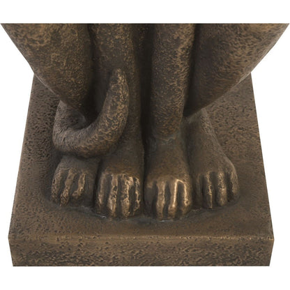 Greyhound by Phillips Collection in bronze and bronze. Made from resin in a modern style.