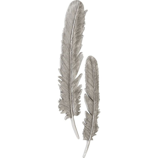 Feathers Wall Art (Set of 2) by Phillips Collection. Made from resin in a modern style.