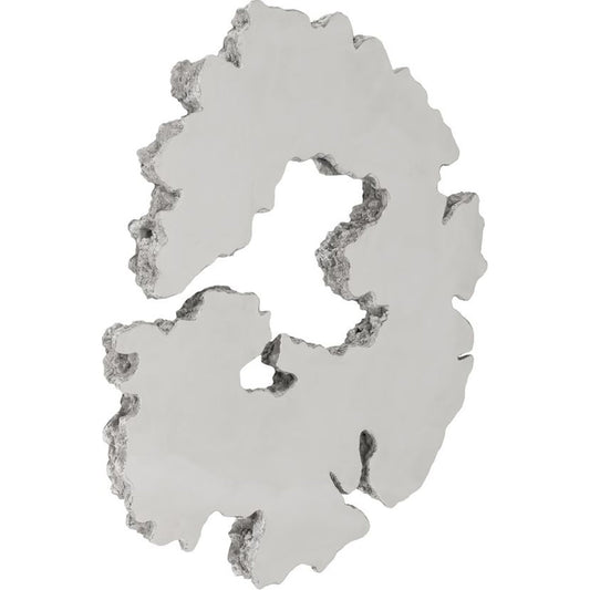 Lava Slice Wall Art by Phillips Collection in silver. Made from metal, resin in a eclectic & global style.
