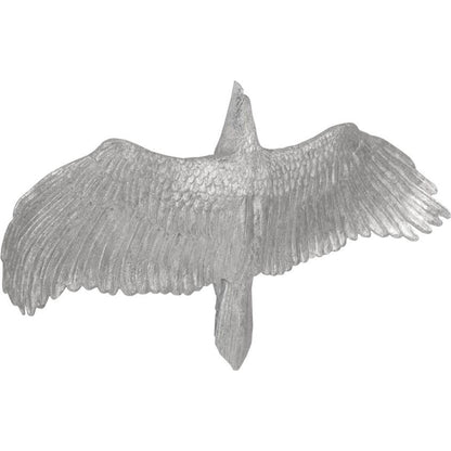 Soaring Eagle Wall Art by Phillips Collection in silver and silver leaf. Made from resin in a eclectic & global style.