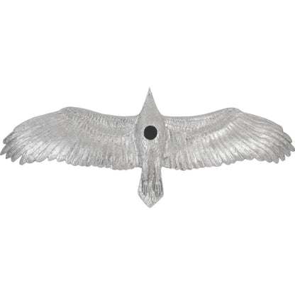 Soaring Eagle Wall Art by Phillips Collection in silver and silver leaf. Made from resin in a eclectic & global style.