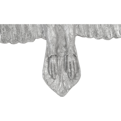 Soaring Eagle Wall Art by Phillips Collection in silver and silver leaf. Made from resin in a eclectic & global style.
