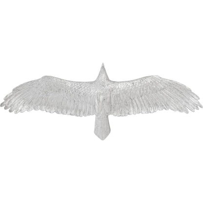Soaring Eagle Wall Art by Phillips Collection in silver and silver leaf. Made from resin in a eclectic & global style.
