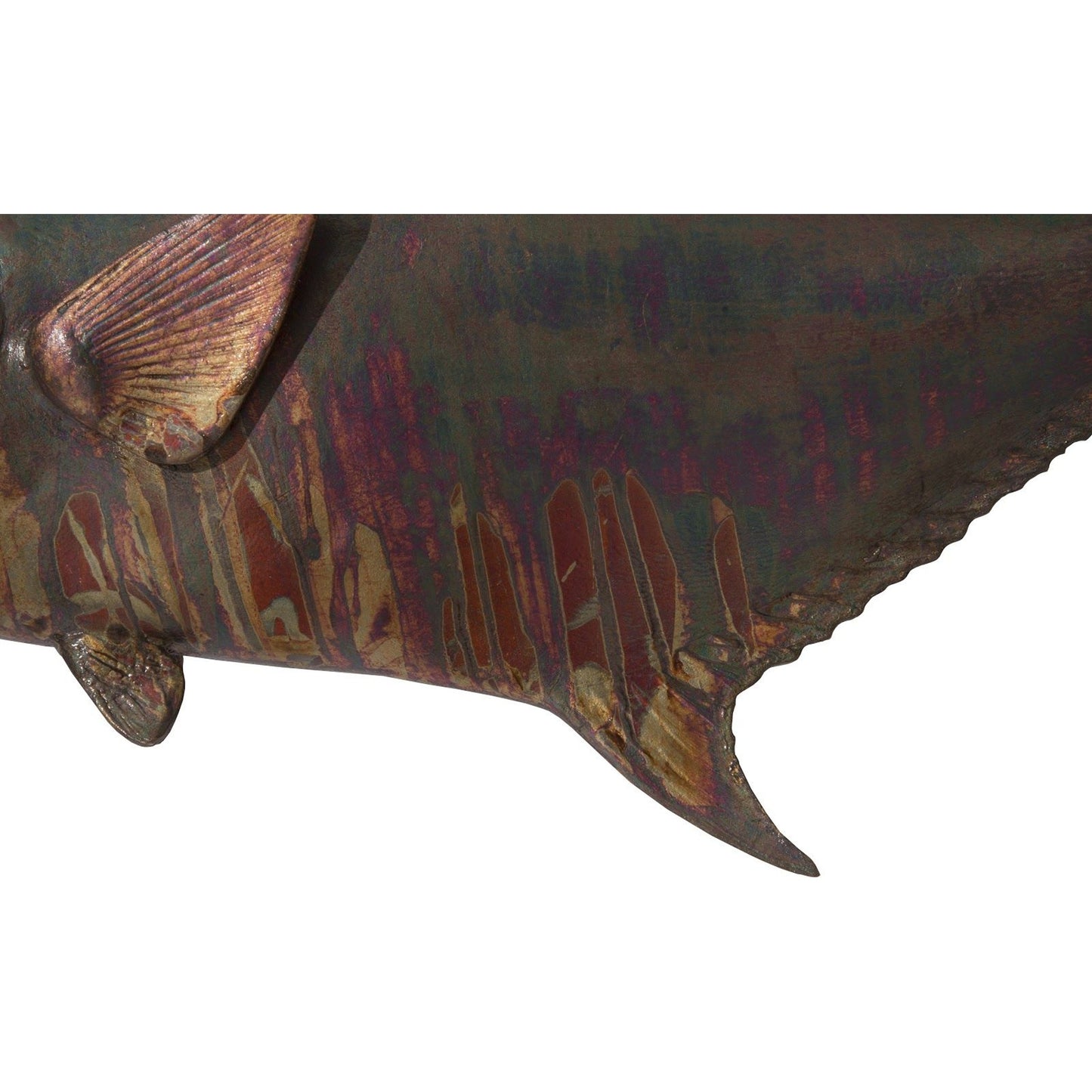 007 SR-820725 | Closeup | Permit Fish Wall Sculpture by Phillips Collection. Made from resin in a modern style.