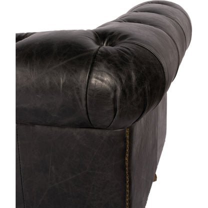 Birmingham Sofa by Moe's Home Collection. Made from top grain leather, hardwood, plywood frame in a traditional style.