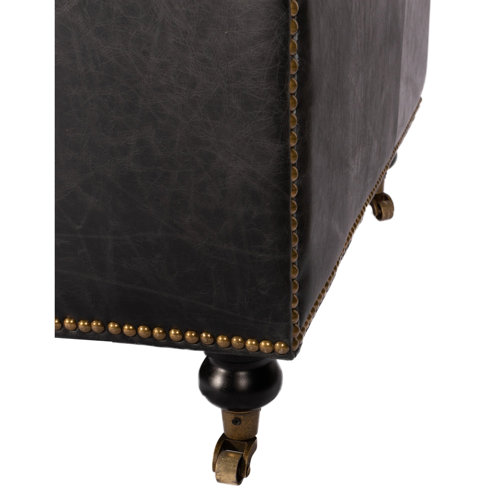 Birmingham Sofa by Moe's Home Collection. Made from top grain leather, hardwood, plywood frame in a traditional style.