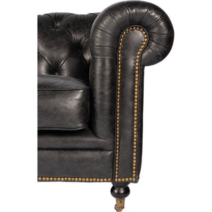 Birmingham Sofa by Moe's Home Collection. Made from top grain leather, hardwood, plywood frame in a traditional style.