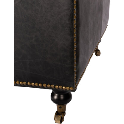 Birmingham Sofa by Moe's Home Collection. Made from top grain leather, hardwood, plywood frame in a traditional style.