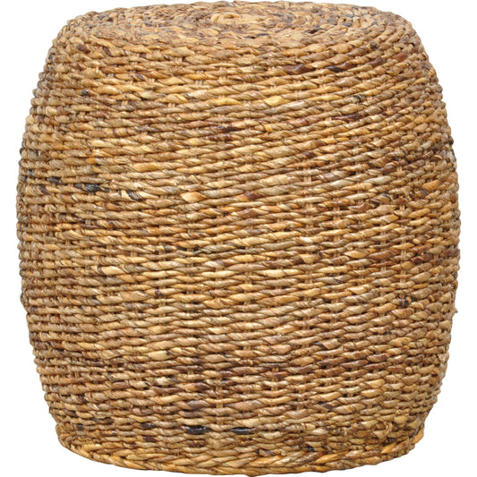 Mobbi End Table by Kosas Home. Made from rattan abaca in a coastal style.