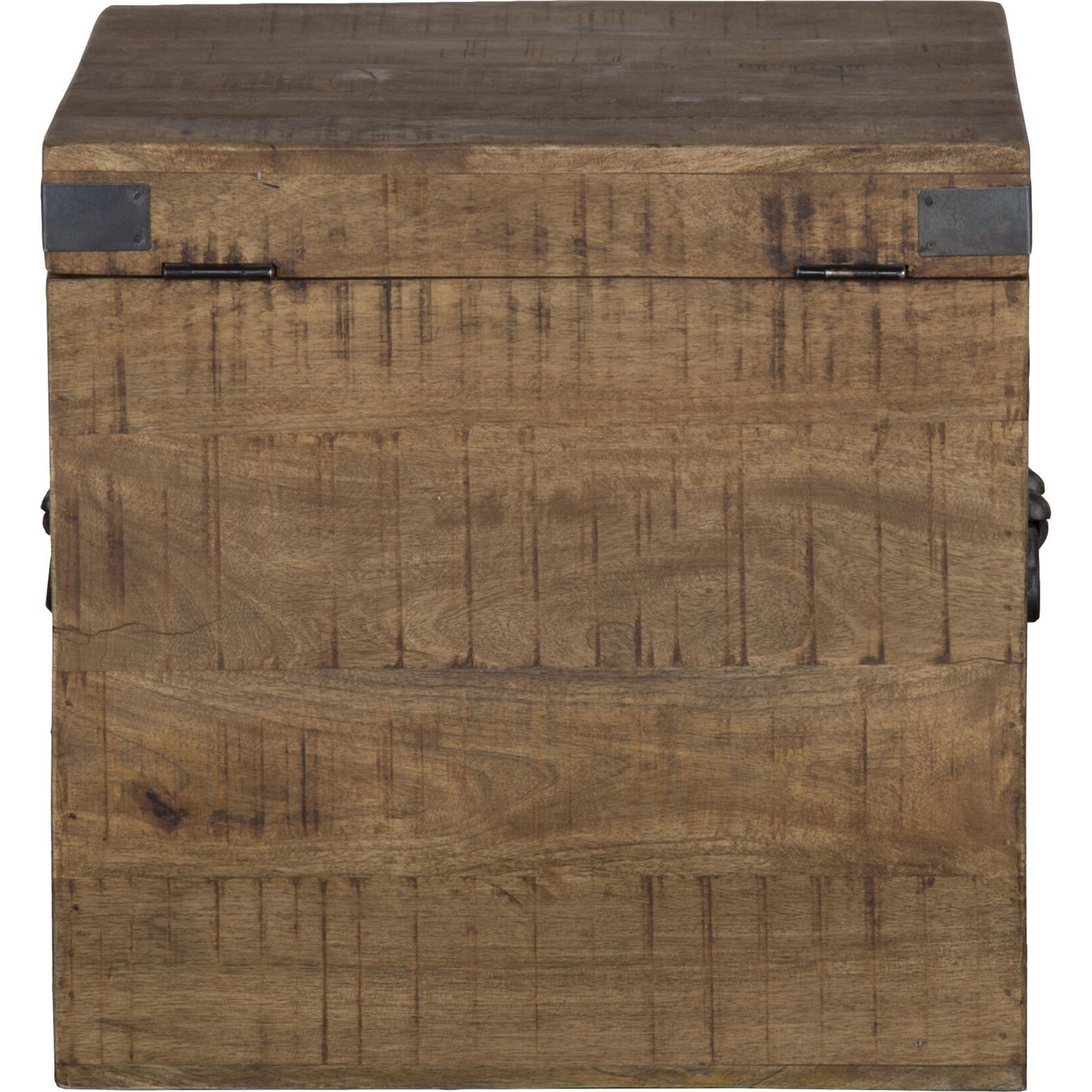 007 SR-897732 | Additional Silo | Livingston Trunk by Kosas Home. Made from solid mango wood, iron metalware in a rustic style.
