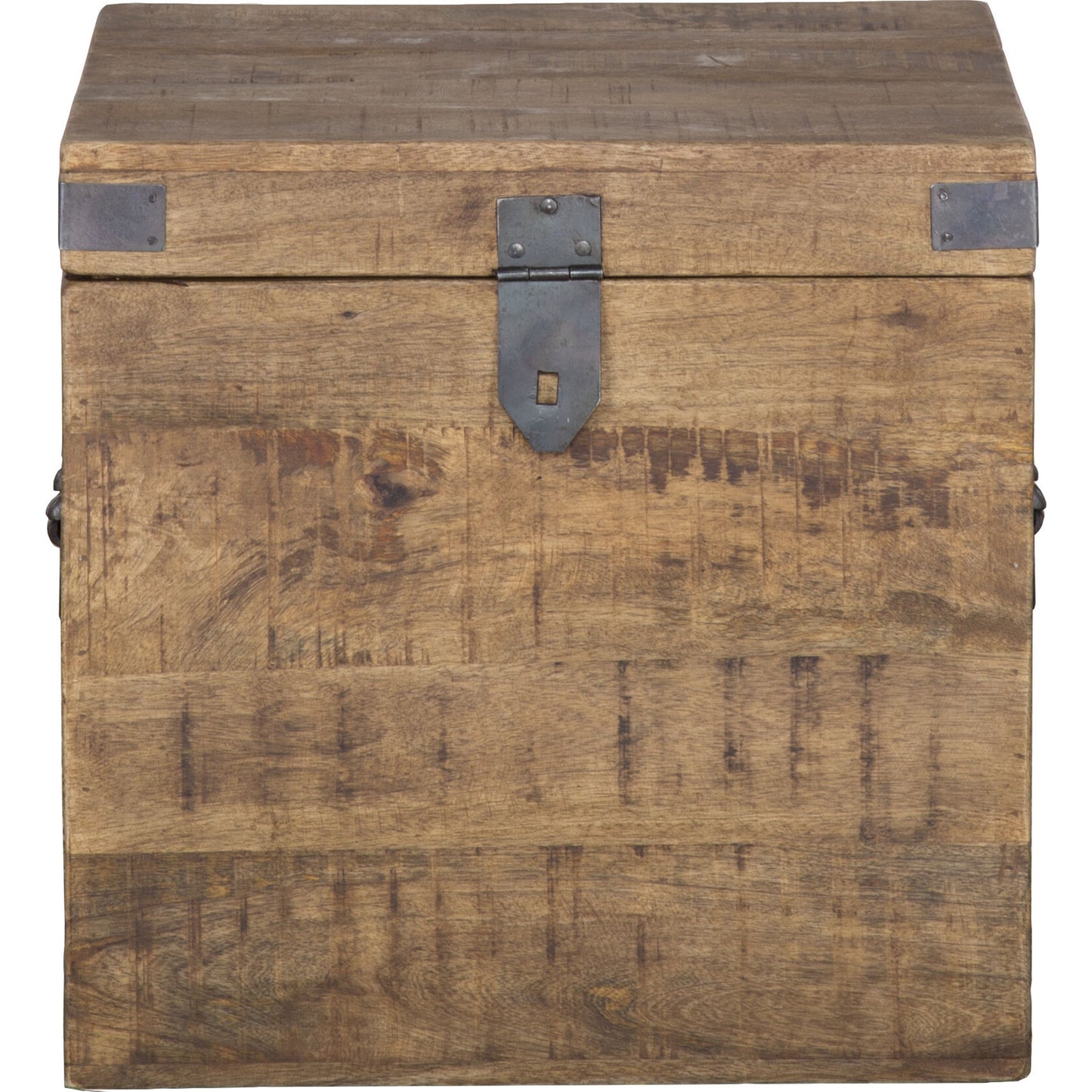 008 SR-897732 | Additional Silo | Livingston Trunk by Kosas Home. Made from solid mango wood, iron metalware in a rustic style.