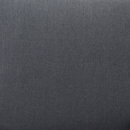 Karla Tufted Barstool by Kosas Home in gray. Made from blended upholstery (57% polyester 25% viscose 18% linen), rubber wood legs in a transitional style.