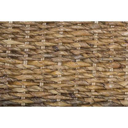 Portman Barstool Stool by Kosas Home. Made from rattan abaca top, mahogany legs in a coastal style.