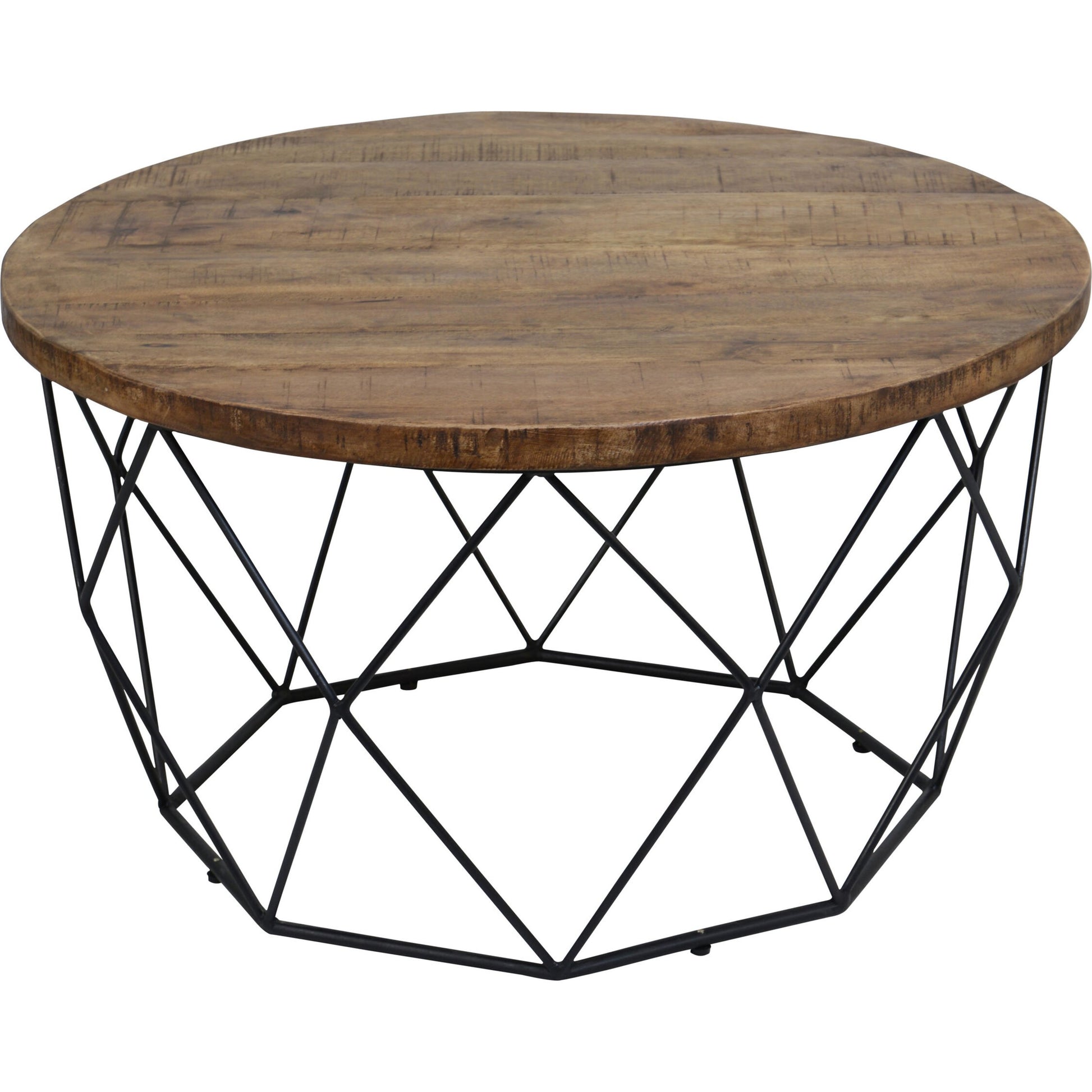 Chester Coffee Table by Kosas Home in chestnut brown top, black finish base. Made from mango wood top, iron base in a modern style.