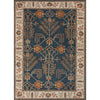 Dark Blue, Lily White / 2' x 3'