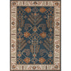 Dark Blue, Lily White / 2' x 3'