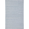 Blue, Ivory / 5' x 8'