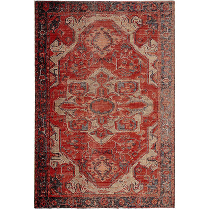 Polaris POL06 Indoor/Outdoor Rug by Jaipur Living in red, blue. Made from 100% polypropylene in a unique style.