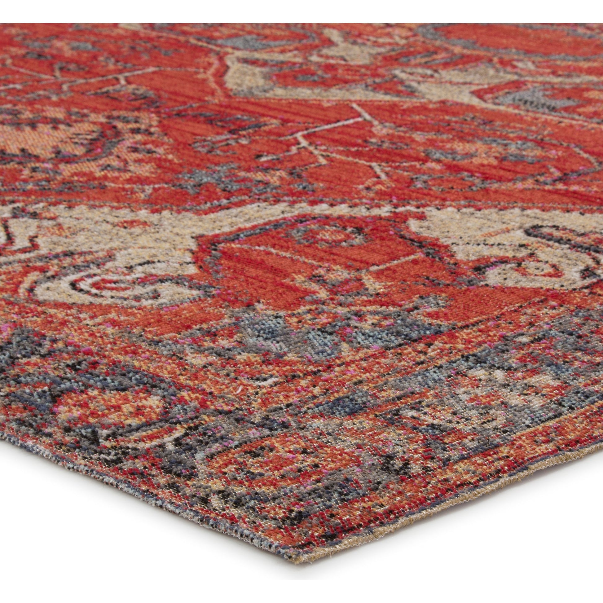 Polaris POL06 Indoor/Outdoor Rug by Jaipur Living in red, blue. Made from 100% polypropylene in a unique style.
