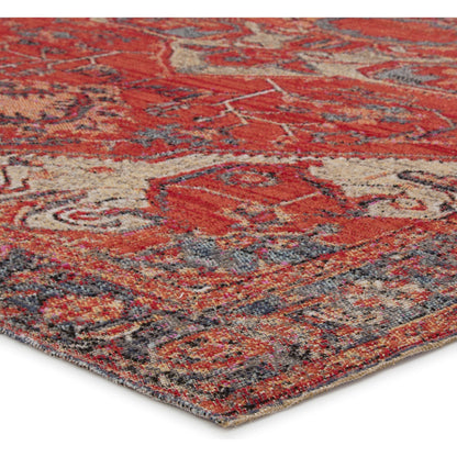 Polaris POL06 Indoor/Outdoor Rug by Jaipur Living in red, blue. Made from 100% polypropylene in a unique style.