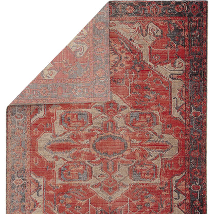Polaris POL06 Indoor/Outdoor Rug by Jaipur Living in red, blue. Made from 100% polypropylene in a unique style.