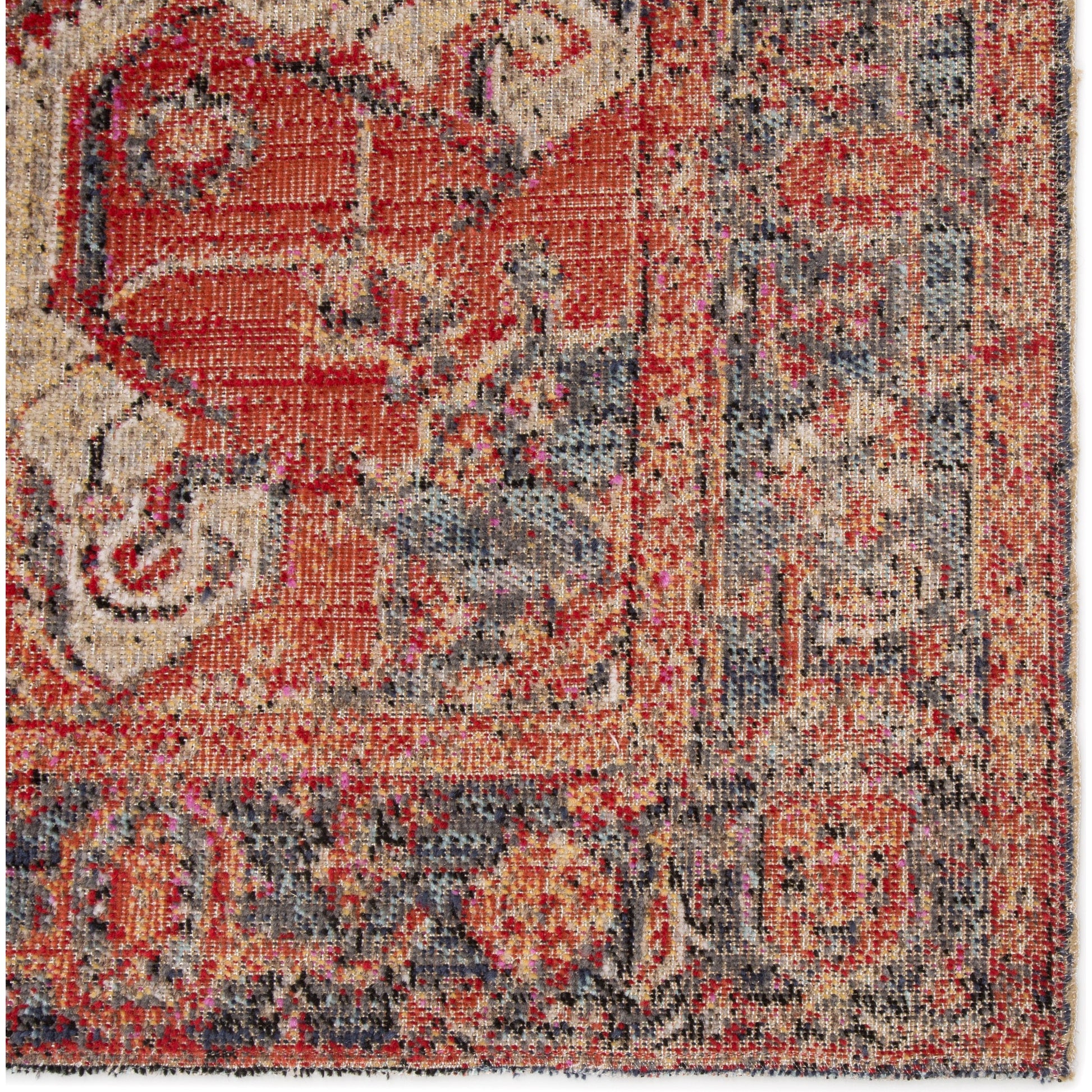 Polaris POL06 Indoor/Outdoor Rug by Jaipur Living in red, blue. Made from 100% polypropylene in a unique style.