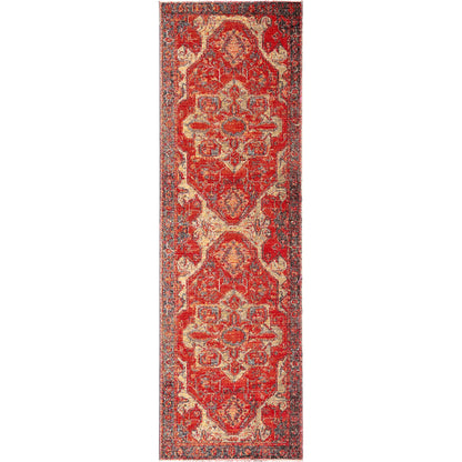 Polaris POL06 Indoor/Outdoor Rug by Jaipur Living in red, blue. Made from 100% polypropylene in a unique style.
