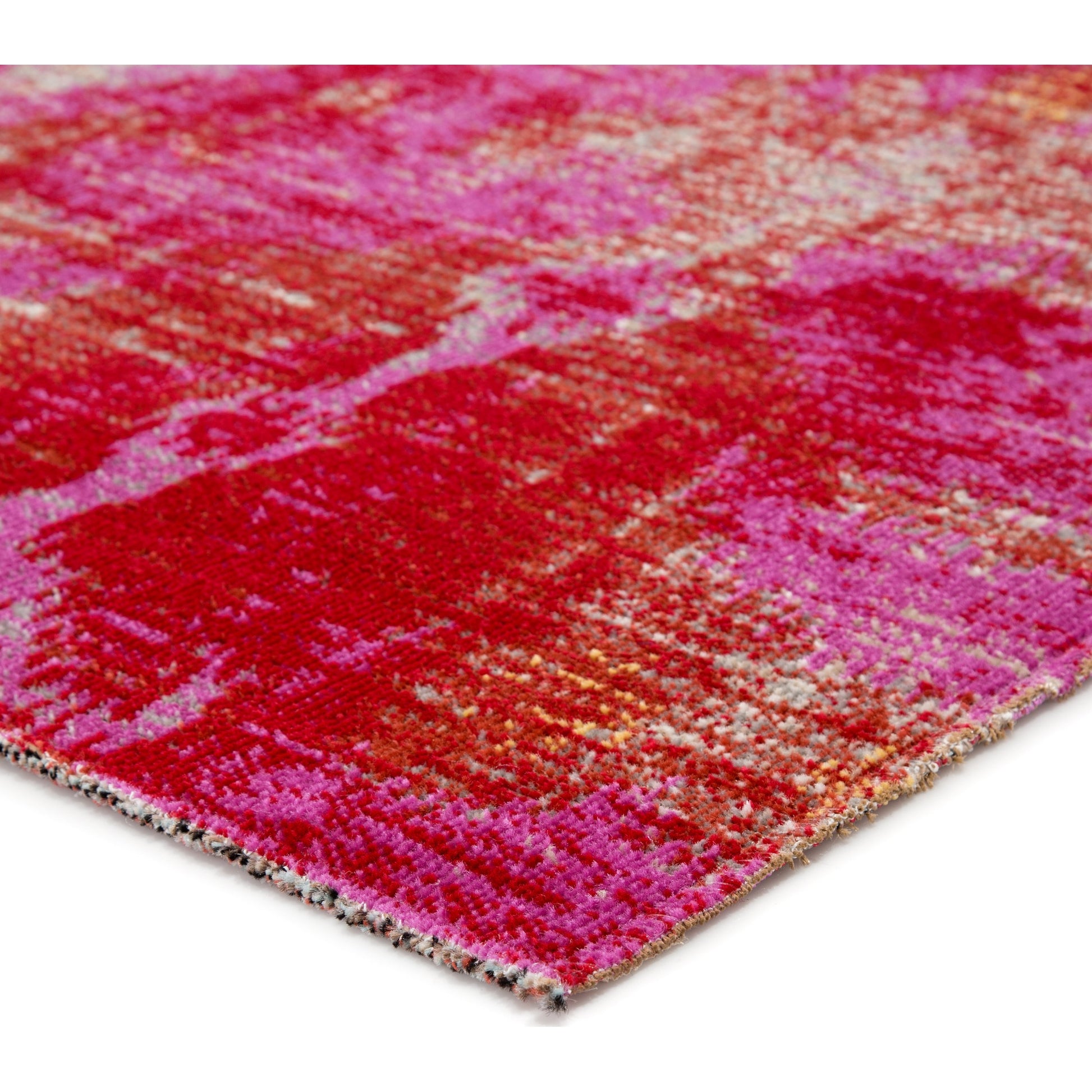 Seneca POL16 Indoor/Outdoor Rug by Jaipur Living in pink, orange. Made from 100% polypropylene in a unique style.