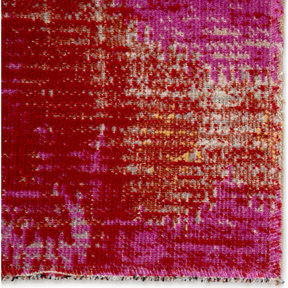 Seneca POL16 Indoor/Outdoor Rug by Jaipur Living in pink, orange. Made from 100% polypropylene in a unique style.