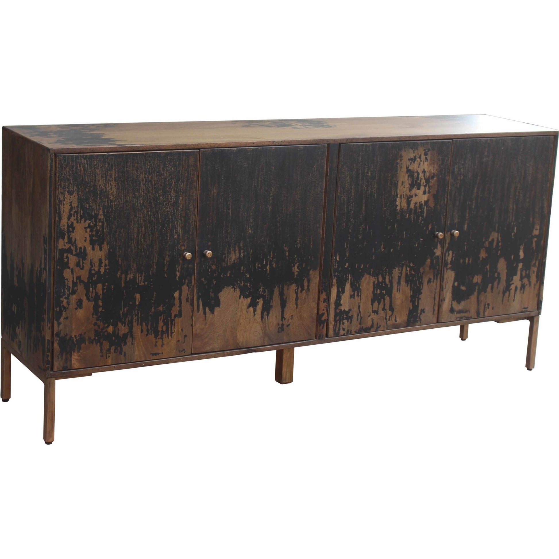 Artists Sideboard by Moe's Home Collection in matt lacquer: no stain. Made from unique in a cottage & farmhouse style.