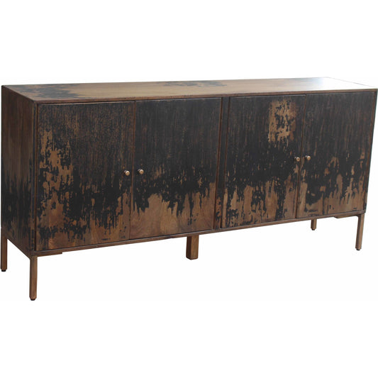 Artists Sideboard by Moe's Home Collection in matt lacquer: no stain. Made from unique in a cottage & farmhouse style.