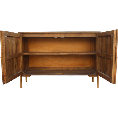 Artists Sideboard by Moe's Home Collection in matt lacquer: no stain. Made from unique in a cottage & farmhouse style.