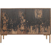 Black Faded Finish on Wooden Body, Golden on Legs