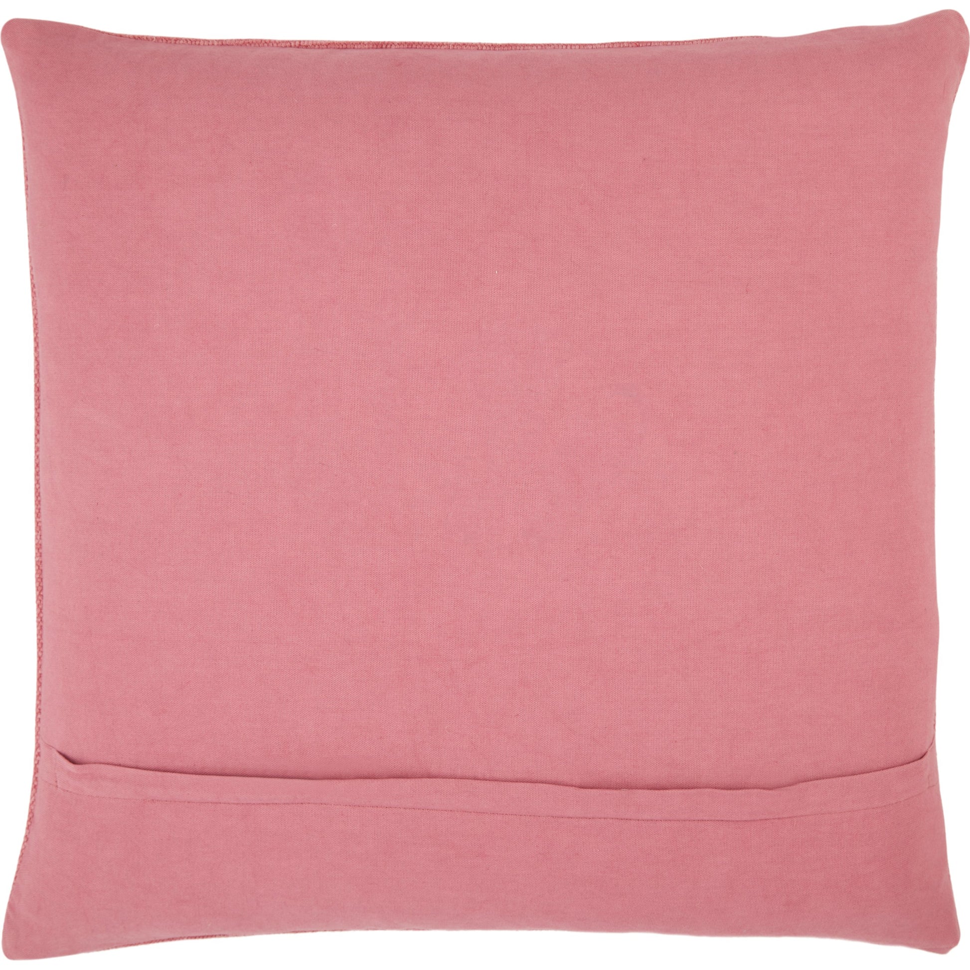 Puebla Shazi Pillow by Jaipur Living in pink, tan. Made from 100% cotton in a eclectic & global style.