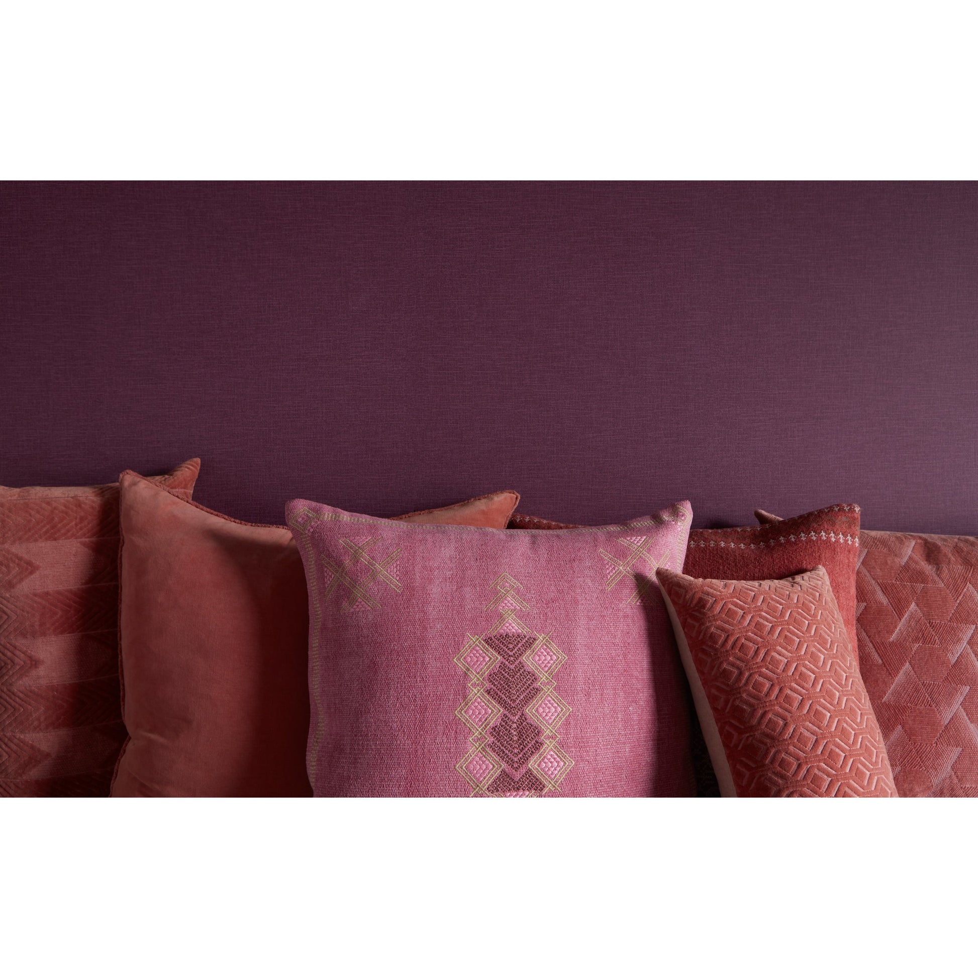 Puebla Shazi Pillow by Jaipur Living in pink, tan. Made from 100% cotton in a eclectic & global style.