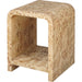 Putnam Side Table by Worlds Away. Made from hardwood solids, mdf, veneer, metal, acrylic in a eclectic & global style.