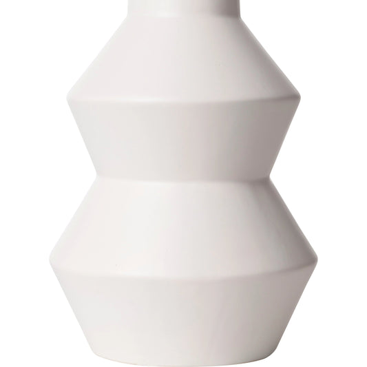 Pavillion - 31887 by Surya in body: white, shade (outside): ivory, shade (inside): white, finial: metallic - silver, harp: metallic - nickel, cord: translucent and mattepolished. Made from shade (outside): linen, shade (i