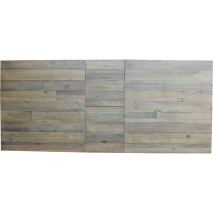 Provence Large Extension Dining Table (71"/86") by LH Imports in white, brown. Made from reclaimed pine in a cottage & farmhouse style.